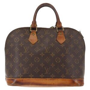 LOUIS VUITTON Monogram Alma Hand Bag M51130 LV Auth